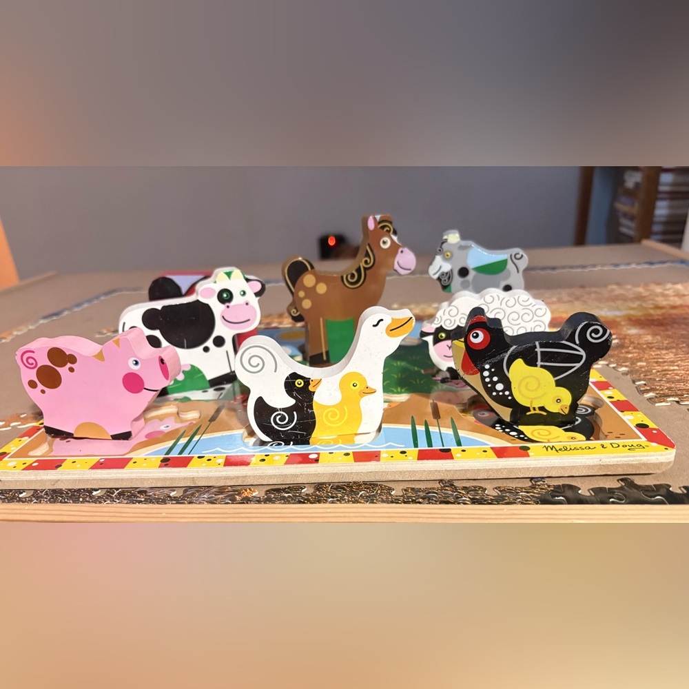 Melissa & Doug Farm Friends Puzzle - Picture 6 of 7